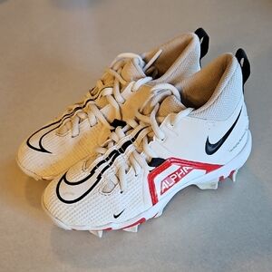 Nike White Alpha Football Cleats
